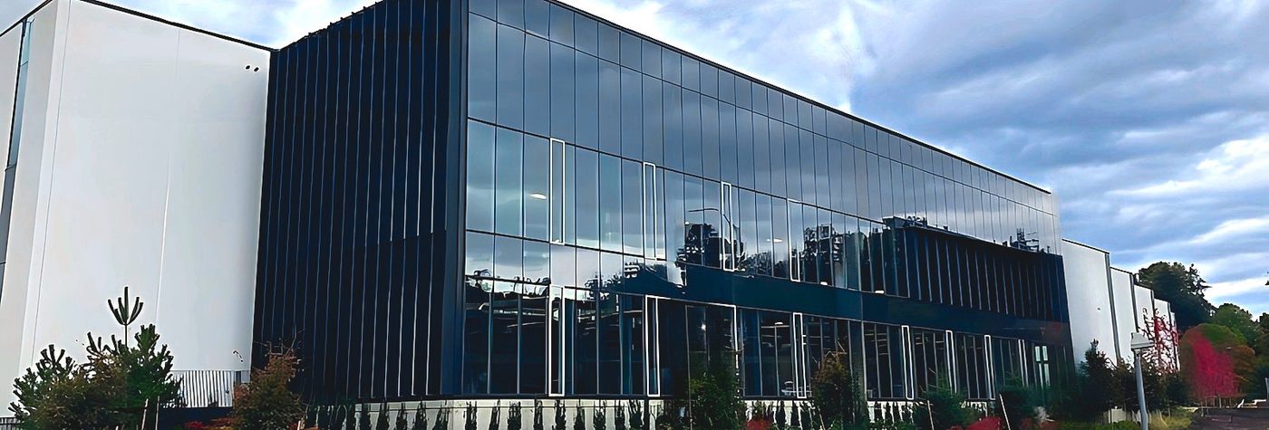 Bridgeview, Surrey. Metro Aluminum curtain wall.